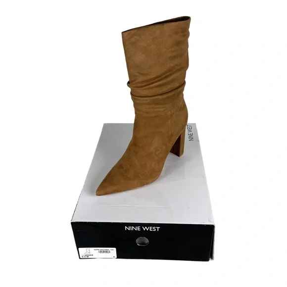 NINE WEST UNNI2 Slouch Block Heel Boots - Picture 11 of 11